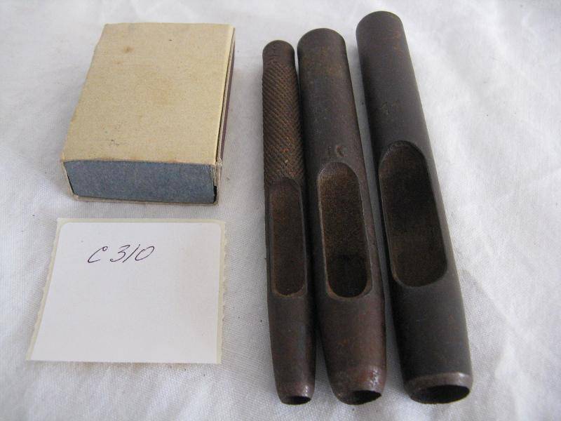 LEATHER HOLE PUNCH COMBO. 3 UNITS.