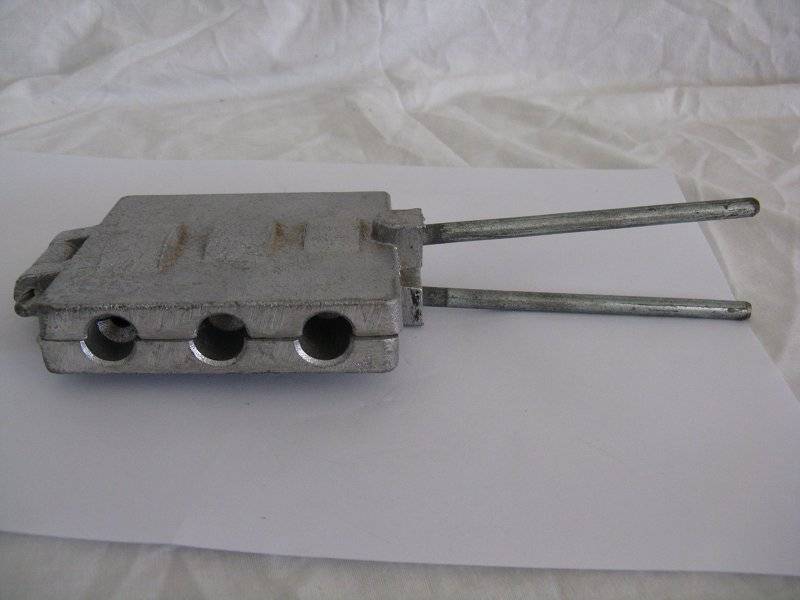 SINKERS MOLD. L 22.5cm.