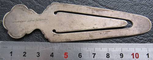 Vintage DURBAN bookmark, exquisite plate, made in England.