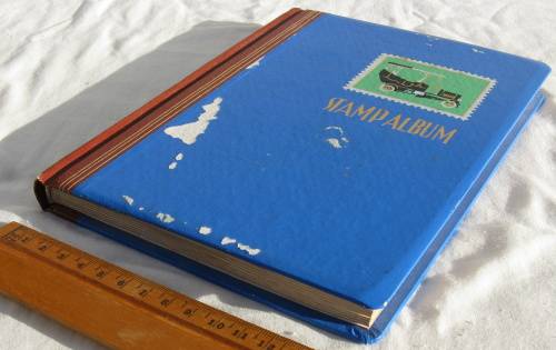 Stamp album.