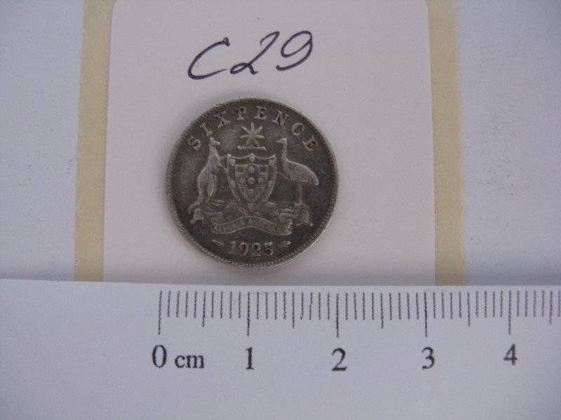 1925 AUSTRALIA SIXPENCE.