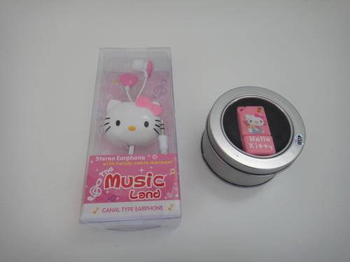 Hello Kitty Flash Memory Drive - 4GB + Headphones
