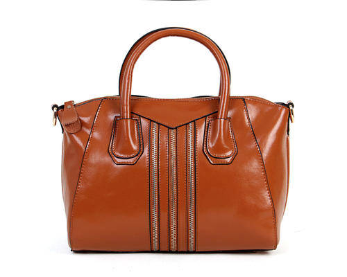 Fashion Leather Handbag (Brown)
