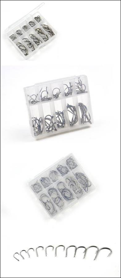 Fishing Hooks 70 pcs including storage box