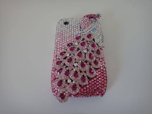BlackBerry 8520 PEAKCOCK CRYSTAL COVER