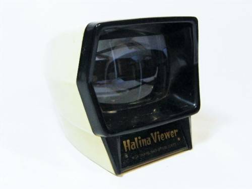Halina Viewer 35mm slide viewer - some plastic cracks - as per photo