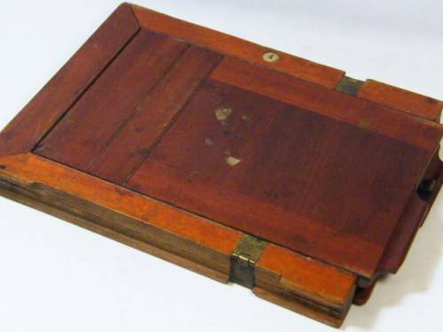 Antique wooden camera plate film holder - 6 1/2 x 4 3/4 - as per photo