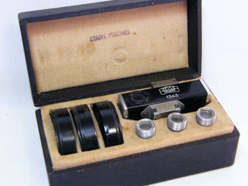 Vintage Zeiss Ikon contameter 1343 for Contax I & II - complete in case - as per photo
