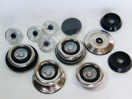 Lot of 8 cookware thermostats & lids for pots