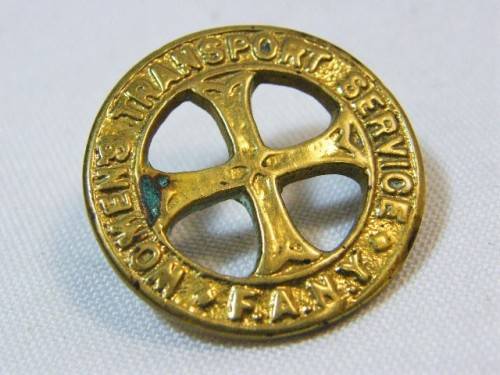 First Aid Nursing Yeomanry women's transport service badge