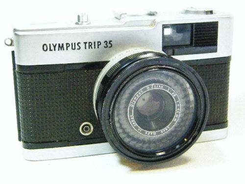 Olympus trip 35 chrome viewfinder camera