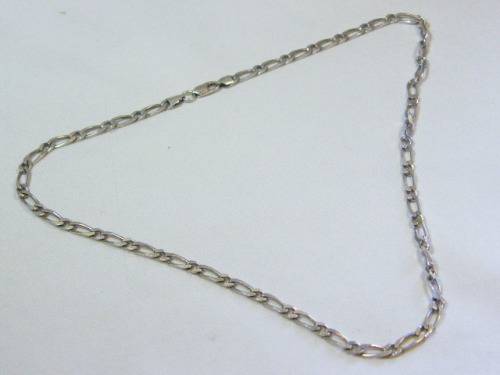Mens sterling silver necklace - weighs 24.4 g - length 75cm