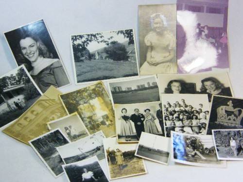 Lot of 20 antique vintage photos & postcards