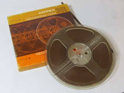 1/4" Ampex 341 recording tape