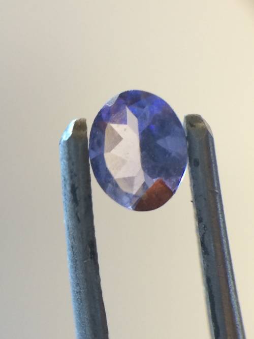 0.33ct Oval Tanzanite @ CRAZY R1 start - Not graded - With brown flaw