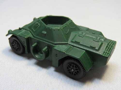 Dinky Toys Ferret Scout car - One wheel inside out