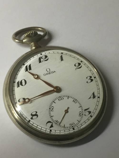 1960's Omega pocketwatch in excellent condition - Serial 21955829 - caliber 161