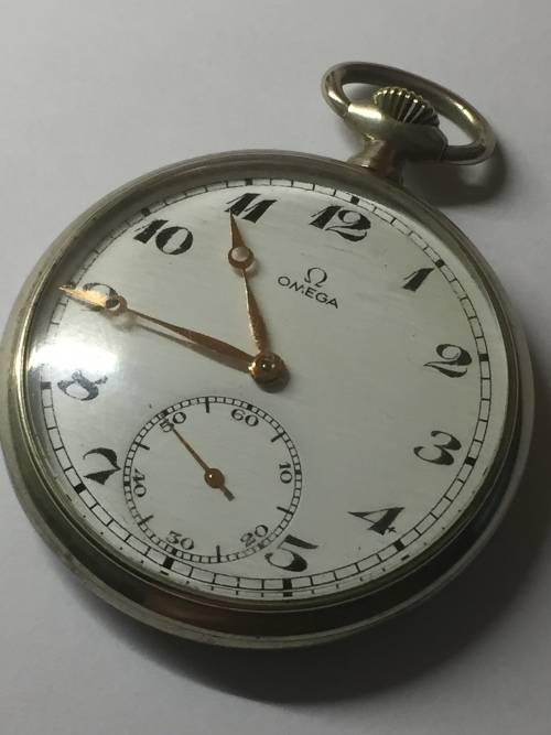 1960's Omega pocketwatch in excellent condition - Serial 21955829 - caliber 161