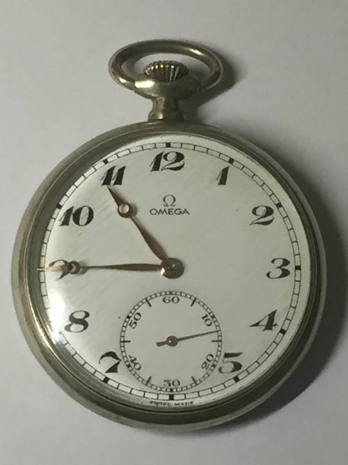 1960's Omega pocketwatch in excellent condition - Serial 21955829 - caliber 161