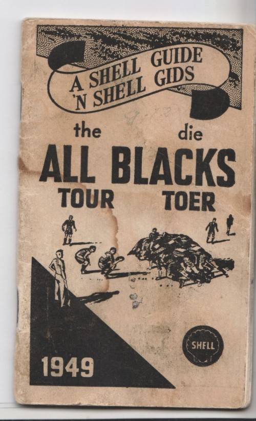 a Shell guide - The All Blacks Tour 1949 - 11x7cm