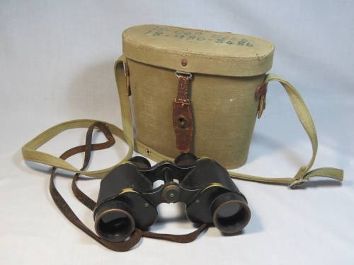 WW2 Kershaw 1942 Bino Prism No.2 MKII binoculars with case