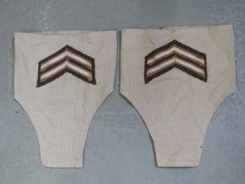 Pair of SADF corporal rank brassards