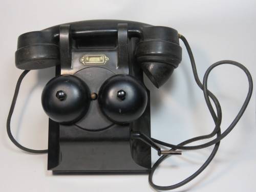 Vintage Edison Wall mounted telephone