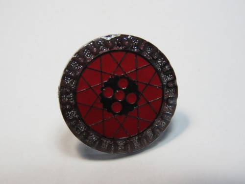 SA Army Equestrian center motorbike instructor lapel badge - Red class 1