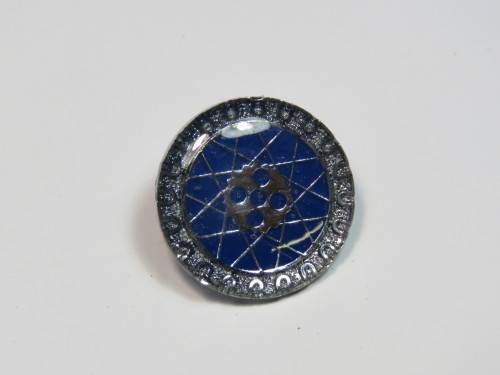 SA Army Equestrain Center motorbike Instructor lapel badge - Blue class 2