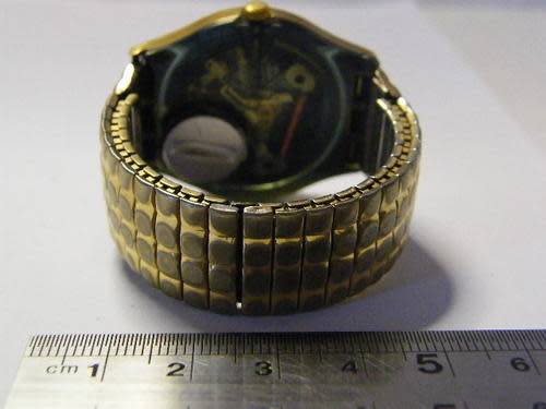 Swatch BACHELOR Mens Watch with small Flexi Strap - Working - Battery not included