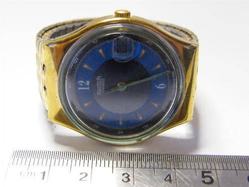Swatch BACHELOR Mens Watch with small Flexi Strap - Working - Battery not included