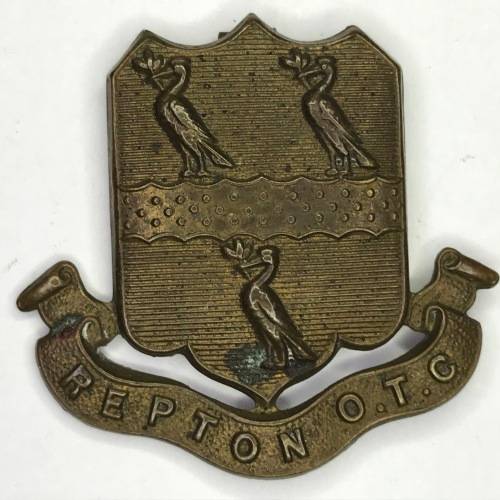 Repton Officers training corps badge - one fold pin missing