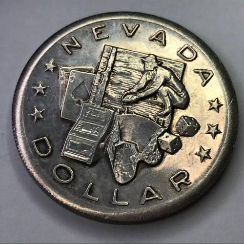 1975 Nevada dollar token - possibly Las Vegas casino token