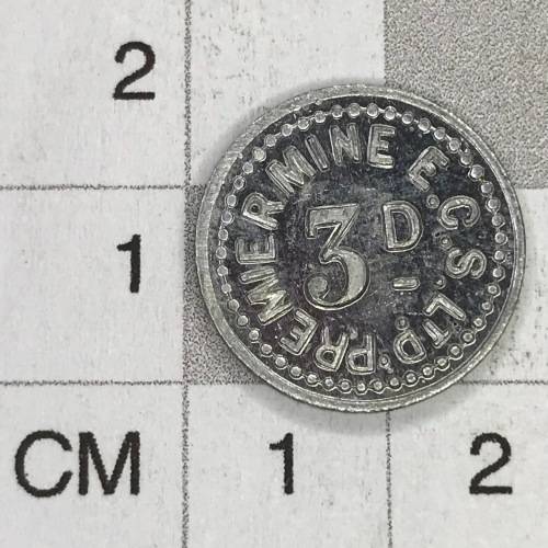 Premier Mine Co. 3d tickey token