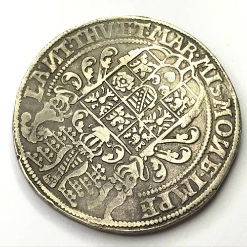 Sachsen-Alt-Weimar Reichs - Thaler 1575 - Frederick und Johaun, Very decent condition