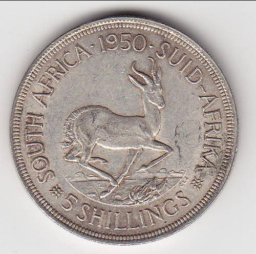 1950 South Africa 5 Shilling crown ****@ Crazy R1 Start****