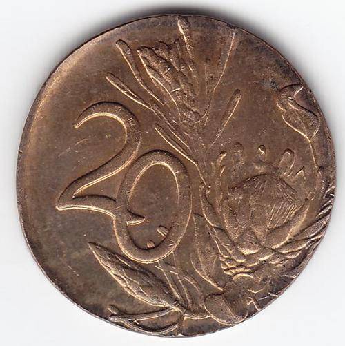 RSA 20c coin minted on 10c planchet - unusual