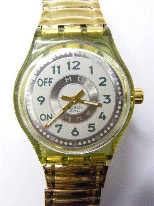 Swatch AG1994 Refrain Musical Watch in Case - Working but needs new battery