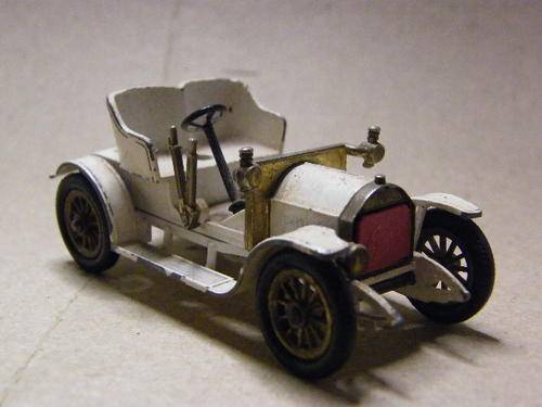 1909 Opel Coupe Y- 4 Models of Yesteryear - Seat Missing & Front Light - as per photo
