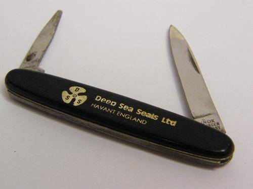Vintage Deep Sea Seals Ltd. Advertising Pocket Knife - INOX  - as per photo