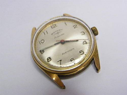 Rotary Avenger Mens Manual Wind Wristwatch, working, Zamb-eze Watch Doctor Token, as per photo