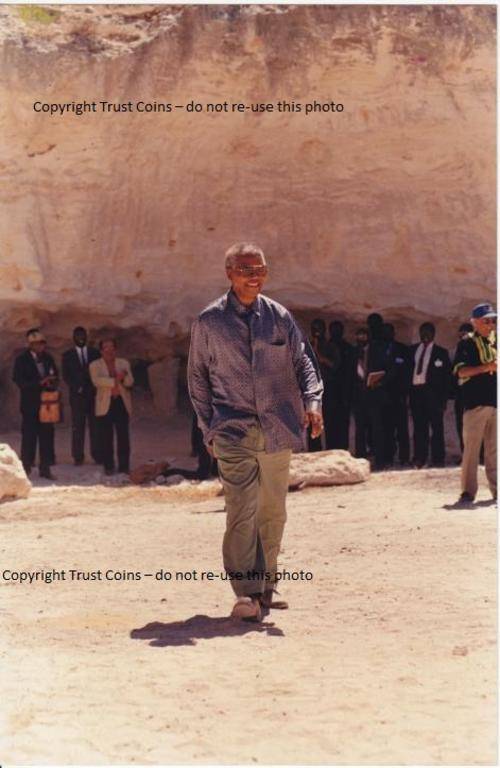 Lot of 8 Original Nelson Mandela Photos Taken by Cape Times & Cape Argus Photographers - as per scan
