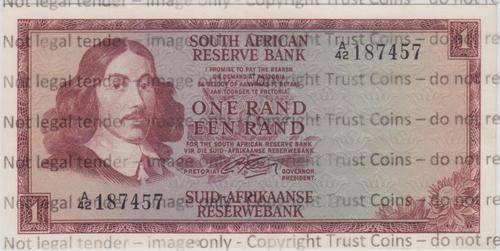 Rissik Second Issue R1 A42 - Uncirculated - as per scan