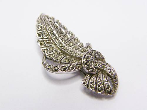 Marcasite Brooch - Excellent Work - as per photo