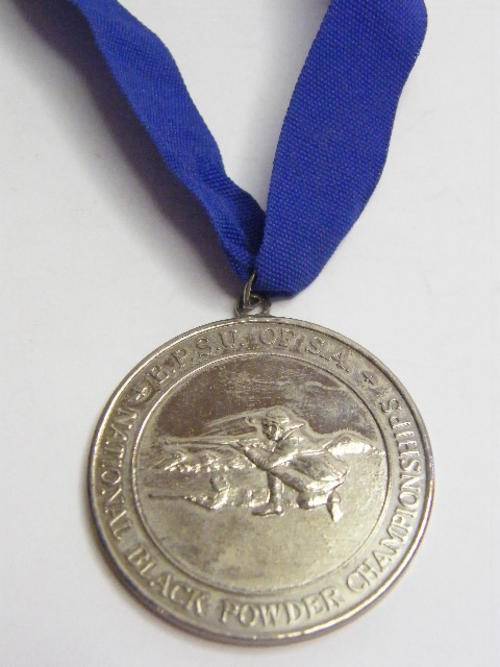 National Black Powder Championship of SA Medal - as per photo
