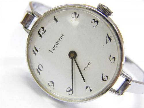 Lucerne Manual Wind Ladies Bracelet Watch - Working - as per photo