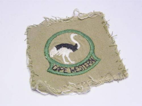 Cape Western Scouts Cloth Badge - as per photo