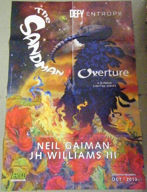 Pair of The Sandman ' Overture ' posters - top condition - size - 56cm x 86cm - BIGBIGSALE
