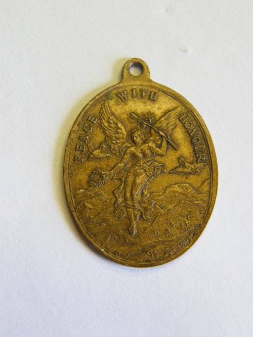 Boer war 1902 United South Africa peace medallion - as per photo