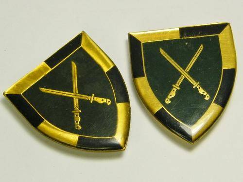 Pair of SA Infantry school flashes - as per photo